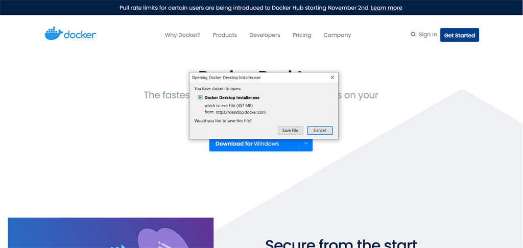 Install And Configured Docker Desktop In Windows 10